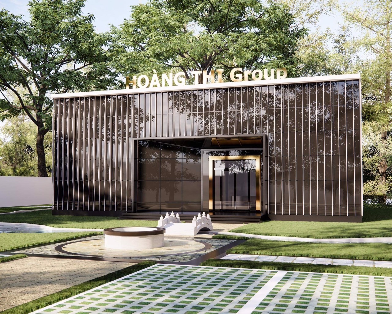 Thiết kế, thi công nhà máy mỹ phẩm Tập Đoàn Hoàng Thị Group