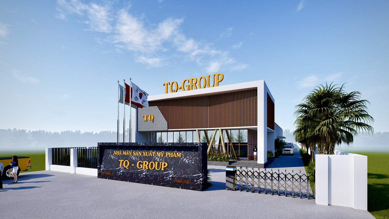 Thiết kế thi công nhà máy mỹ phẩm 