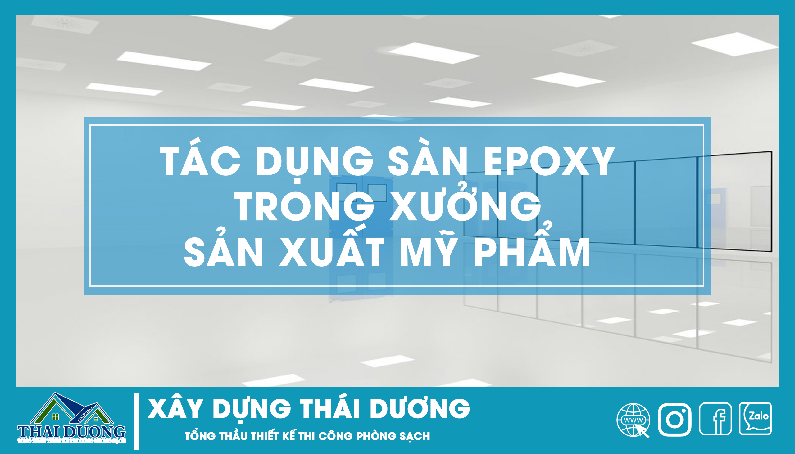 Tác dụng sàn Epoxy trong xưởng sản xuất mỹ phẩm ?