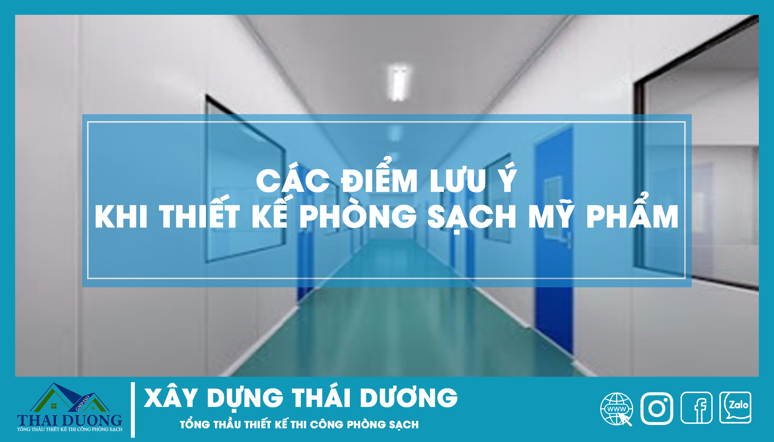 Các điểm lưu ý khi thiết kế phòng sạch mỹ phẩm