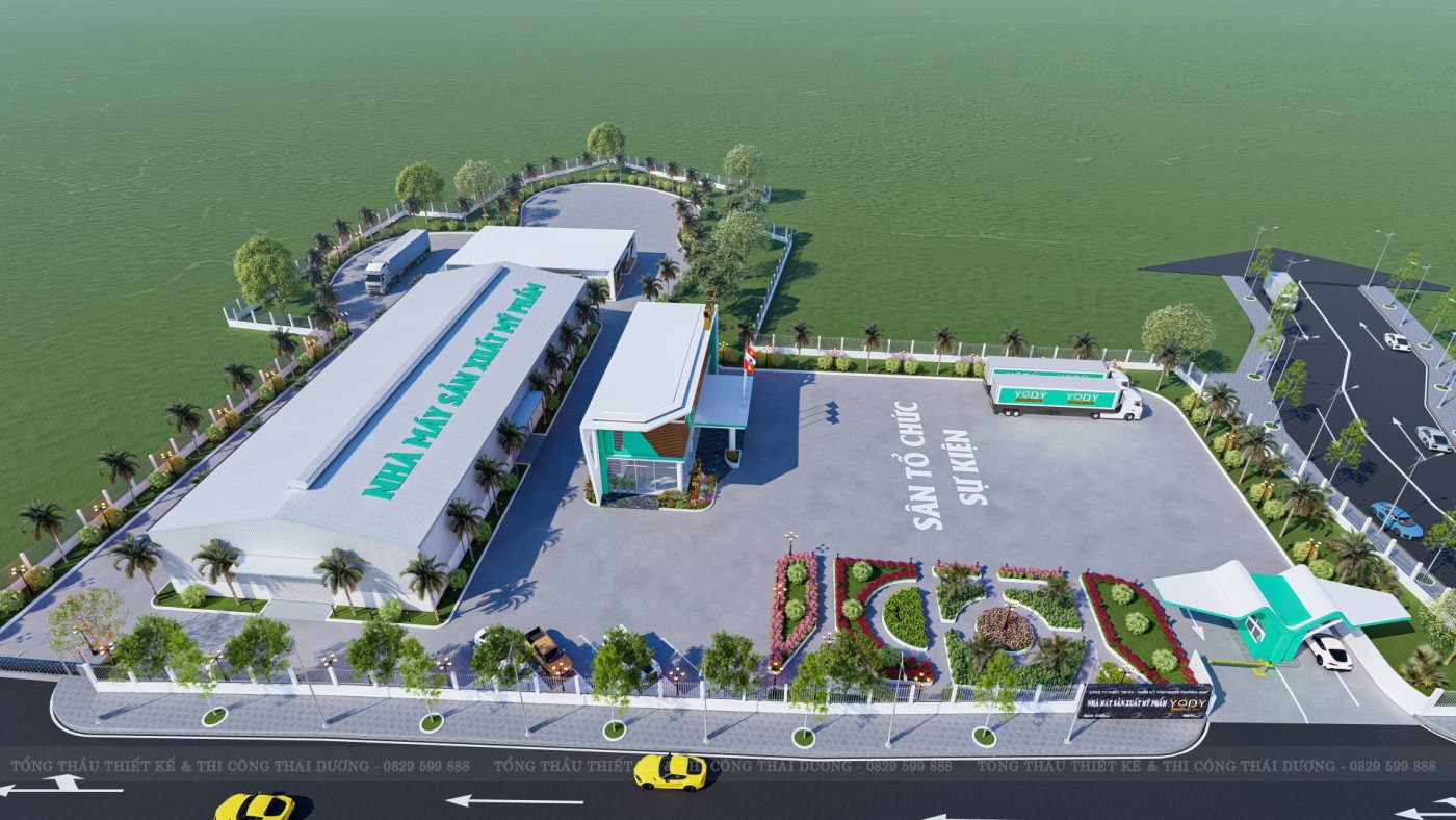 tư vấn xây dựng nhà máy đủ điều kiện sản xuất mỹ phẩm Yody Phương anh 2025