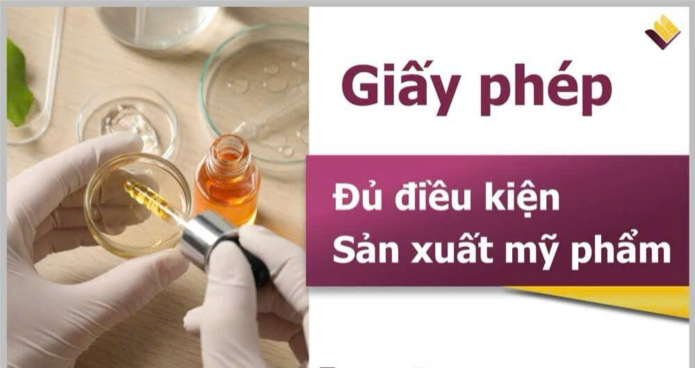 Điều kiện sản xuất mỹ phẩm mới 2026