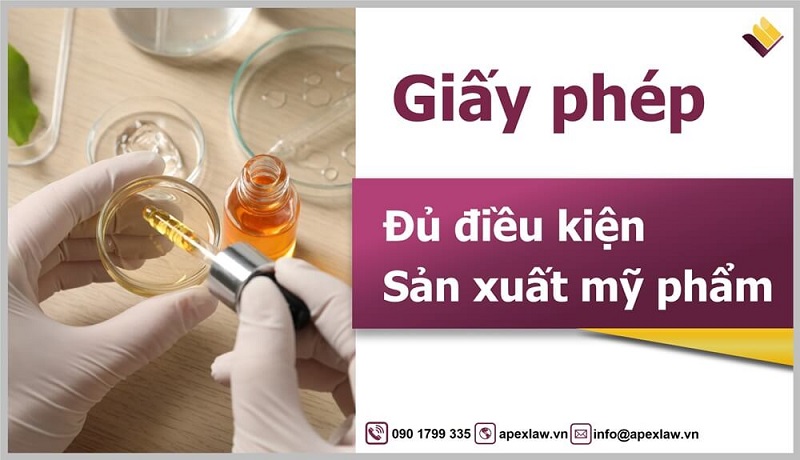 Điều kiện sản xuất mỹ phẩm mới 2026 và giấy chứng nhận đủ điều kiện sản xuất mỹ phẩm