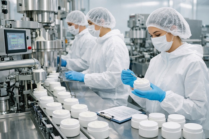 Xây dựng nhà máy mỹ phẩm đủ điều kiện sản xuất